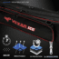 Vexan Ice Fishing Rod &amp; Tackle Bag 36 in Soft Case, Red, 3R-8D1J-W7F3