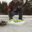 Vexan Ice Fishing Tip-Up, Green, VEX-TU-GREEN