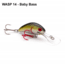 Vexan Rattlin Wasp Trolling /Cast Crankbait No5, Baby Bass, 1/4 oz, RW5-14