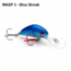 Vexan Rattlin Wasp Trolling /Cast Crankbait No4, Blue Streak, 1/16 oz, RW4-3
