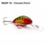 Vexan Rattlin Wasp Trolling /Cast Crankbait No4, Chrome Perch, 1/16 oz, RW4-16
