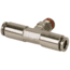 VIAIR 1/4in NPT M 3/8in to 3/8in Swivel T-Fitting, 2 pcs, 13814