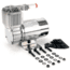 VIAIR 100C Compressor w/Omega Bracket, Chrome, 10016