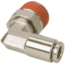 VIAIR 3/8in NPT M to 1/4in Airline 90 Degree Swivel Elbow Fitting, 2 pcs, 11450
