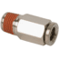 VIAIR 1/8in NPT M to 1/8in Airline Straight Fitting, 2 pcs, 11866