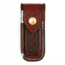 Victorinox Zermatt Leather Pouches Medium with steel Swiss Army Knife Pouches Brown 33204