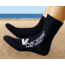 Sand Socks Soft Soled Watersport Sock - Mens-Black-Large
