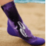 Sand Socks Soft Soled Watersport Sock - Womens-Purple Galaxy-X-Small