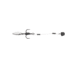 VMC Bladed Hybrid Quik Strike Trailer Hook 2", Black Nickel #10, BDQST2#10BN