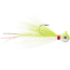 VMC Bucktail Jig, Chartreuse White, 1/32oz, BKJ132-CHW