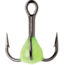 VMC Glow Resin Treble, Size 8, Glow Chartreuse, GRT8GLCHPP