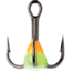 VMC Glow Resin Treble, Size 8, Orange Chartreuse Glow, GRT8OCGLPP
