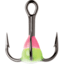 VMC Glow Resin Treble, Size 12, Pink Chartreuse Glow, GRT12PCGLPP