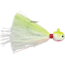 VMC Hot Skirt Glow Jig, Chartreuse White, 1/16oz, HSG116-CHW