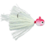 VMC Hot Skirt Glow Jig, Red White, 1/16oz, HSG116-RDWHT