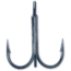 VMC Inline Treble Hook with Cone Cut Point, Forged Round Bend, Heavy Wire, Inline Eye, Black Nickel, Size 4, 10 Per Pack, 5580BN#4PP