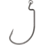 VMC Ringed Heavy Duty Wide Gap Hook, 3 Offset Point, Solid Ring, Black Nickel, Size #2/0, 5/Pack, RHDWG#2/0BNPP