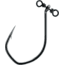VMC Spinshot Drop Shot Hook, Spark Point Barbarian Bend, Light Wire, Up Eye, Black Nickel, Size 2/0, 4 Per Pack, 7119SS#2/0PP