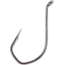VMC TechSet Live Bait Hooks, Wide Gap, Offset Turned Eye, Hi Carbon Steel, Needle Point, Coastal Black, Size 1/0, 5 Pack, 7115CB#1/0PP