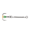 VMC Treble Dropper Chain, 15 mm, Green Orange Glow, TDC15GOGL
