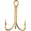 VMC Treble Hook with Cut Point, Forged OShaughnessy, Standard Wire, Gold, Size 14, 6 Per Pack, 9617GO#14PP