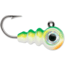 VMC Tungsten Larv Eye Jig, 1/32 oz, #12HK, Green Orange Glow, 2pk, TLEJ132GOGL