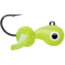 VMC Tungsten Mustache Jig 1/32 oz, Glow Chartreuse, TMWJ132GLCH