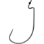 VMC Wide Gap Hook, Z Bend Offset, Resin Closed Eye, Black Nickel, Size 5/0, 5 Per Pack, WG#5/0BNPP