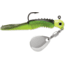 VMC Wingding Spin Jig 1/16 oz, Black Chartreuse Glow, WDSJ116BLKCHG