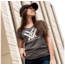 Vortex Core Logo T-Shirt - Womens, Dark Grey /White Logo, Large, 120-17-DGRL
