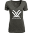 Vortex Core Logo T-Shirt - Womens, Dark Grey /White Logo, Large, 120-17-DGRL