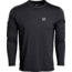 Vortex Day Rucker Performance Long Sleeve - Mens, Black Heather, Extra Large, 220-24-BLHXL