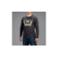 Vortex Full-Tine Job Long Sleeve T-Shirt - Mens, Charcoal Heather, Small, 219053-CHHS
