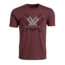 Vortex Men's SS Double Logo Tee, Burgundy Heather, L 219057-BHE-L