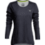 Vortex Point To Point Long Sleeve Shirt - Womens, Black Heather, Small, 220-27-BLHS