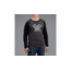 Vortex Raglan Core Logo Long Sleeve T-Shirt - Mens, Charcoal Heather, Medium, 220-49-CHHM