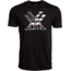 Vortex Stars and Stripes Short Sleeve T-Shirts - Mens, Black, XL, 121-13-BLKXL