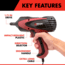 Wagan Tech Mighty Impact Wrench, 12V, Red, One Size, EL2257