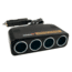 Wagan TravelCharge 4-Way Socket Output, Black, One Size, EL9139