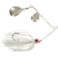 Wahoo Fishing Products Promo Spinnerbait, Double Colorado Blade, 4/0 Hook, White, WAH-PCC38-1