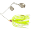 Wahoo Fishing Products Promo Spinnerbait, Double Colorado Blade, 4/0 Hook, Yellow, 1/4oz, WAH-PCC14-CS