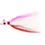 Wahoo Fishing Products Wahoo Saltwater FlashN Bucktail Jig 1/4oz Red Pink Wedge Style Head Painted Dbl Eye, WAH-SFB14-RP