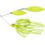 War Eagle Double Willow Painted Head Spinnerbait, Chartreuse, 3/8oz, WE38PW43