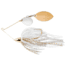 War Eagle Finnesse Gold Frame Spinnerbait, White Gold, 5/16oz, WE516G01G