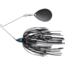 War Eagle Night Time Single Colorado Painted Head Spinnerbait, Black Nickel Black Blue, 1/2oz, WE12PSBN55