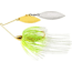 War Eagle Screamin Eagle Double Willow Gold Frame Spinnerbait, White Chartreuse, 1/2oz, WE12SEGW02