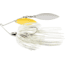 War Eagle Screamin Eagle Double Willow Nickel Frame Spinnerbait, White Silver, 1/2oz, WE12SENW01S