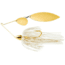War Eagle Tandem Willow Gold Frame Spinnerbait, White Gold, 1/2oz, WE12GT01G