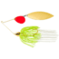 War Eagle Trokar Spinnerbait, Tandem Willow, Red Kick, Gold Frame, White Chart, 3/8oz, WE38GTRK02