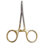 Water Mark Water Mark Heavy Jaw Forceps, 5in, Gold Loop, WMHJ5FG